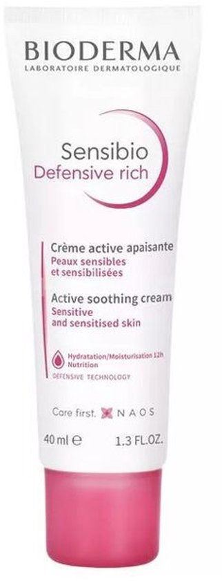 Bioderma Dagcrème Sensibio Defensive Rich Crème Active Apaisante