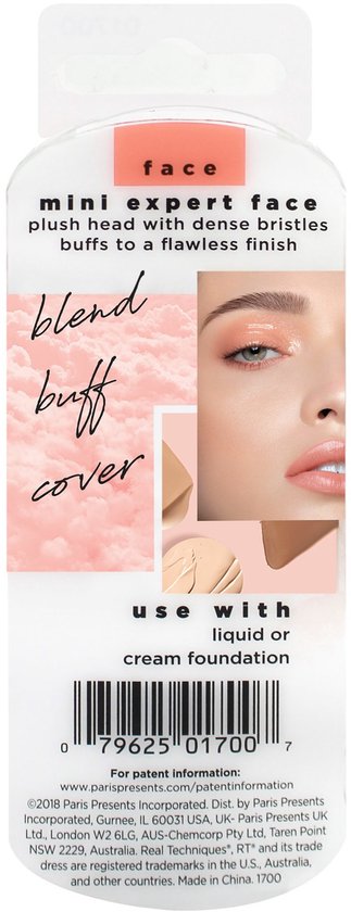 Real Techniques | Brushes Base Mini Expert | Travel Makeup Brush