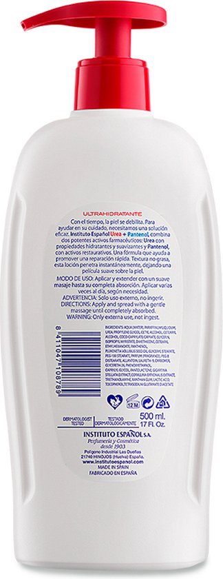Instituto Español Urea 5% + Pantenol Loción Corporal 500 Ml