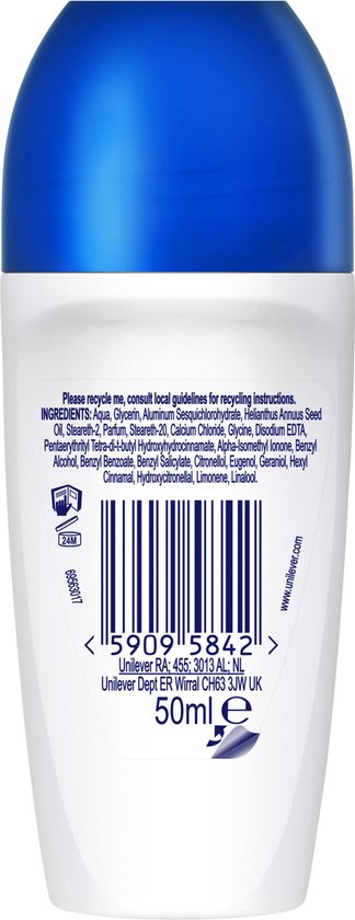 Dove Original Advanced Care Anti-Transpirant Roller - 6 x 50 ml - Voordeelverpakking