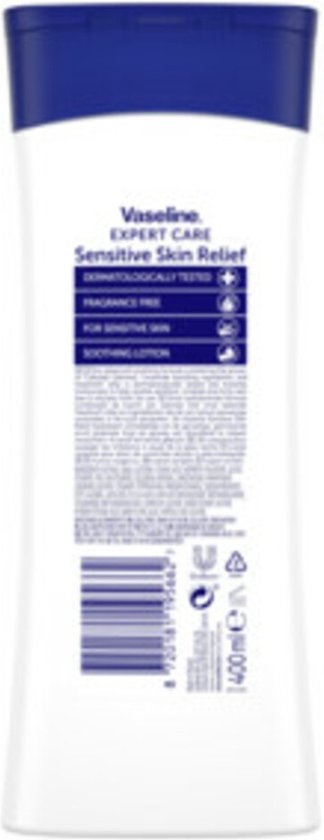 Vaseline Bodylotion Sensitive Skin Relief - 6 x 400 ml - Voordeelverpakking
