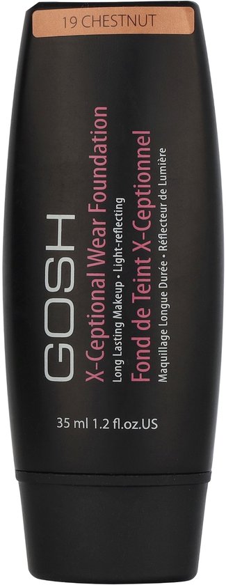 Gosh - X-Ceptional Wear Foundation Long Lasting Makeup Long Lasting Face Primer 19 Chestnut 35Ml