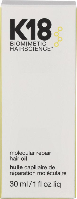 K18 Hair Repair Olie - Haarolie voor beschadigd of onhandelbaar haar - 30 ml