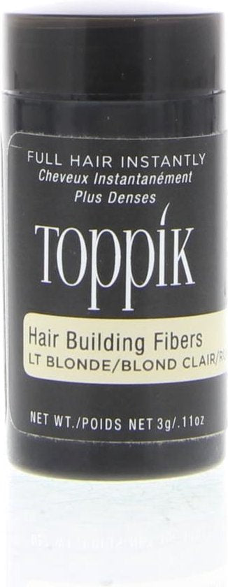 Toppik Hair Building Fibers Lichtblond - 55 gram - Cosmetische Haarverdikker - Verbergt haaruitval - Direct voller haar