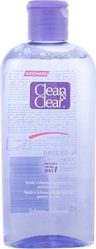 CLEAN & CLEAR PUNTOS NEGROS tónico 200 ml