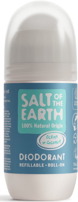 Salt of the Earth Natuurlijke Deodorant Roller Ocean & Coconut 75 ml
