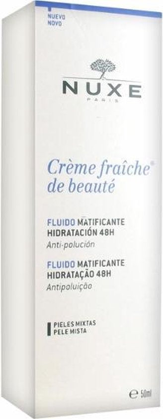 Nuxe Crème Fraîche de Beauté Fluide Matifiant Hydratation 48HR Gezichtsfluid 50 ml