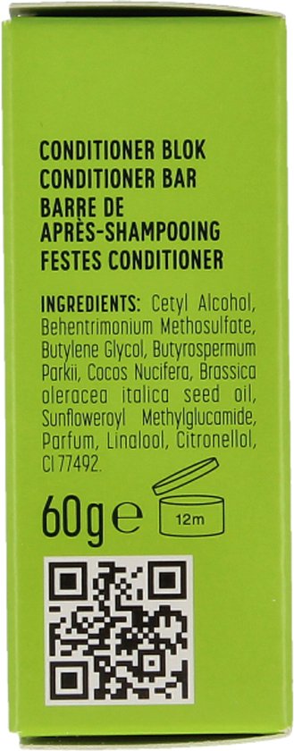Marcel's Green Soap Conditioner Bar Tonka & Muguet - 60 gr