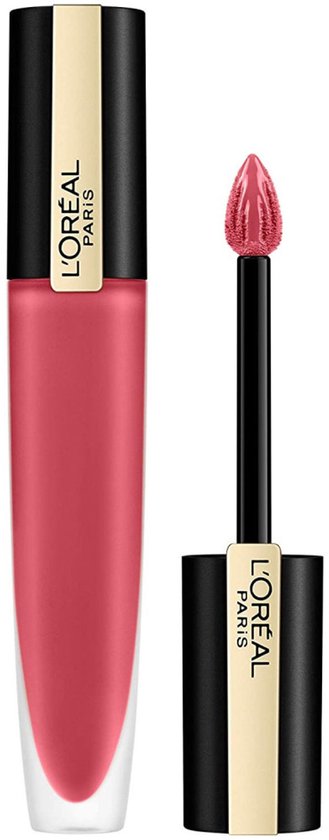 L’Oréal Paris Rouge Signature Lippenstift - 121 I Choose - Paars - Matte Vloeibare Lipstick