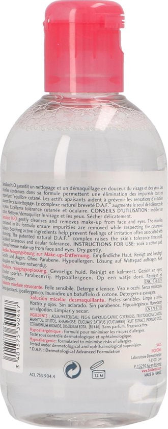Bioderma Sensibio H2O Micellair water voor gevoelige huid - 250 ml