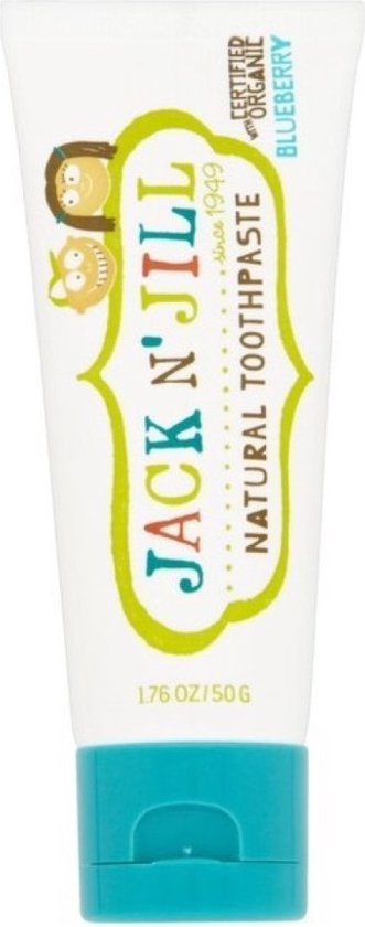 Jack n' Jill Kids - Natuurlijke Tandpasta Bosbes - 0/5 jaar - 50gr.