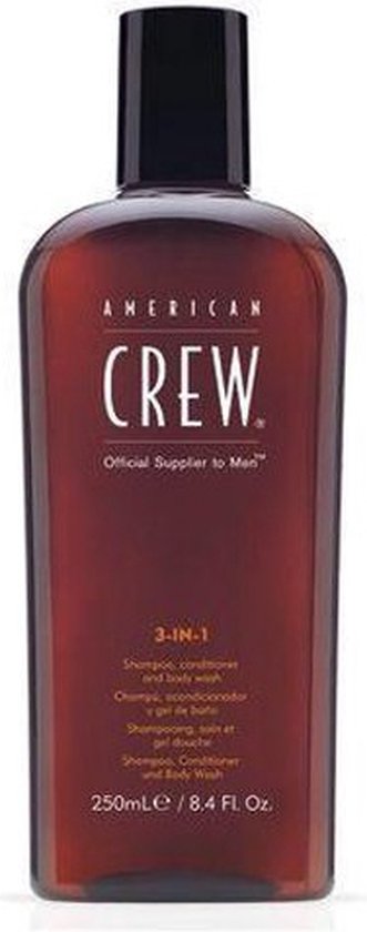 American Crew 3-in-1 Shampoo, Conditioner en Body Wash - 450ml