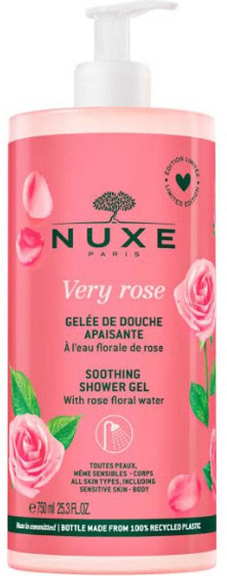 Nuxe Very Rose Soothing Shower Gel - 750 ml