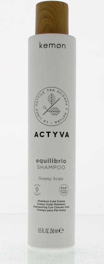 Kemon Actyva Equilibrio Greasy Scalp Shampoo - 250ml
