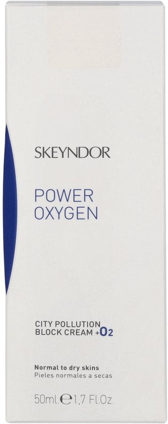 Skeyndor - City Pollution - Block Cream + O2 - Normale/Droge Huid - 50 ml