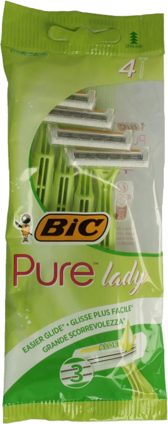 Bic Razors Pure 3 Lady 4 Pcs