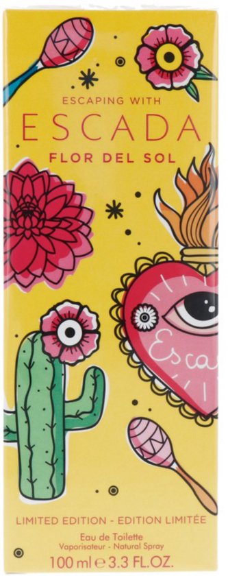 Escada Flor Del Sol - 100 ml - eau de toilette spray - damesparfum