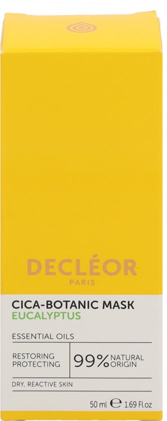 Decleor Cica-Botanic Eucalyptus Masker - Verzorgend en kalmerend gezichtsmasker - 50 ml