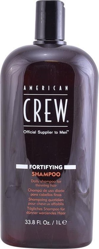 American Crew | Fortifying Shampoo | Strengthening shampoo for thinning hair for men, 1000ml