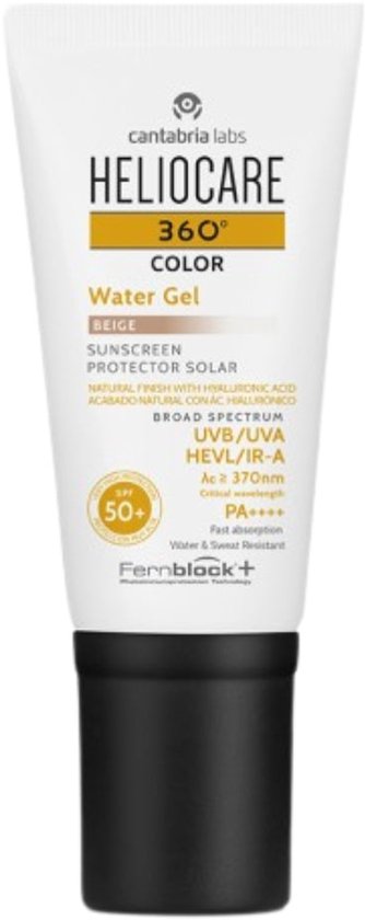 Zonnebrandcrème met Kleur Heliocare 360º Gel Beige 50 ml Spf 50