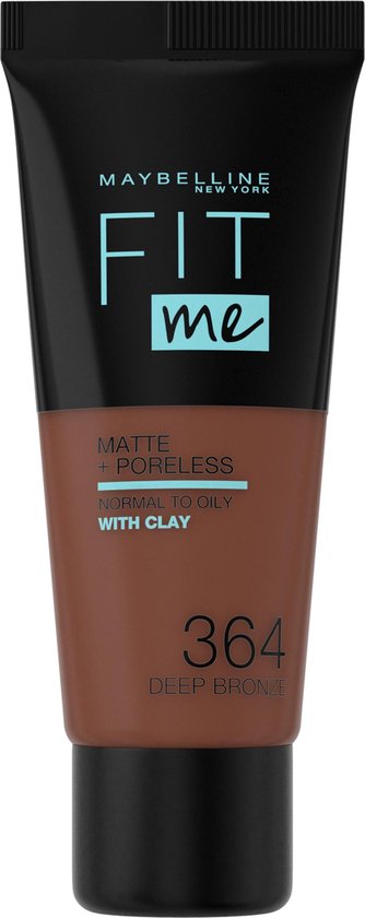 Maybelline Fit Me Matte & Poreless Foundation - 364 Deep Bronze - 30 ml