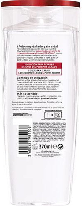 Herstellende Shampoo Elvive Total Repair 5 L'Oreal Make Up (370 ml)