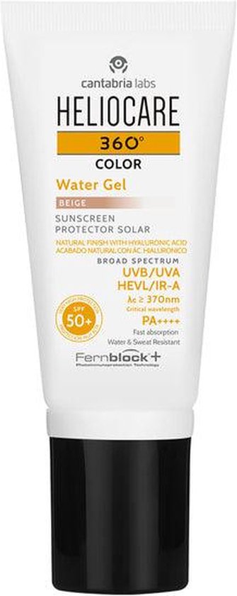 Zonnebrandcrème met Kleur Heliocare 360º Gel Beige 50 ml Spf 50