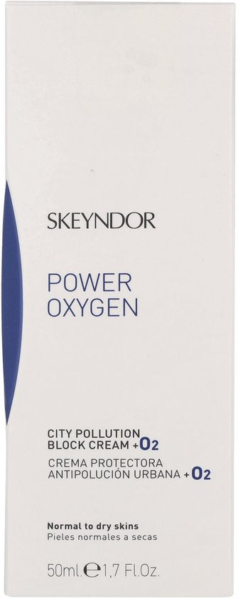 Skeyndor - City Pollution - Block Cream + O2 - Normale/Droge Huid - 50 ml