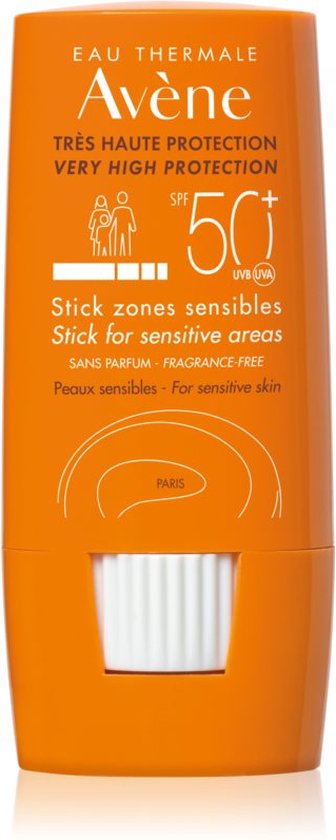 Avène Zonnebrandcrème Solaire Haute Sensitive Avene Spf 50+ Stick - Zonnebrand - 8 ml