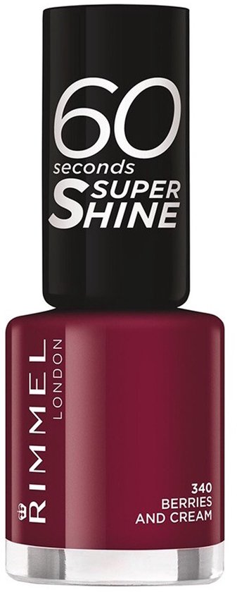 Rimmel London 60 Seconds Super Shine Nagellak - 340 Berries And Cream