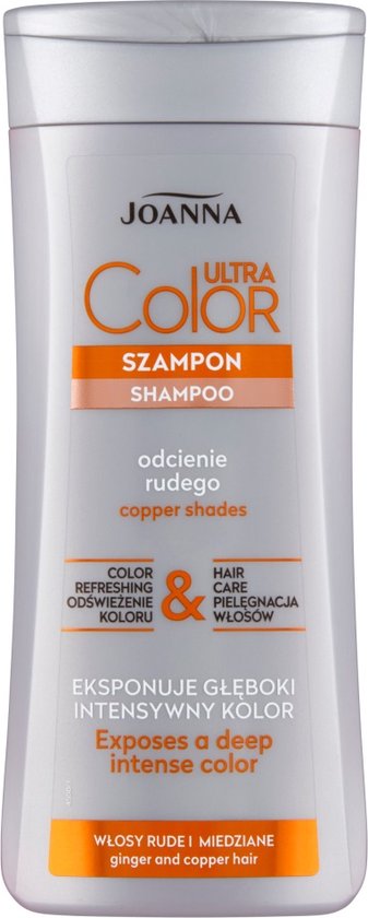 Joanna - Ultra Color Shampoo For Red And Copper Hair 200Ml