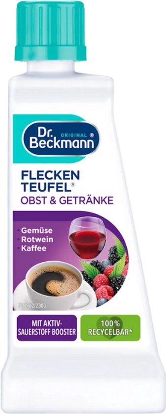 Dr. Beckmann Vlekkenduivel Fruit & Dranken – 3 x 50 ml voordeelverpakking