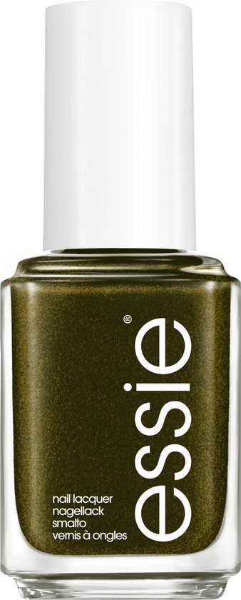 essie | fall 2021 limited edition | 808 high voltage vinyl, groen (glitter nagellak, 13,5ml)