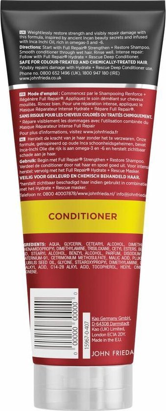 John Frieda Full Repair Strengthen & Restore Conditioner - 250 ml - conditioner