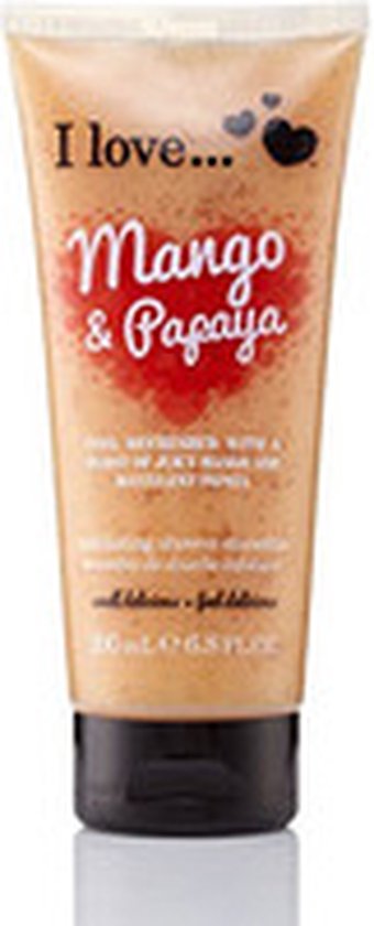 I love - Mango & Papaya Exfoliating Shower Smoothie - 200ml
