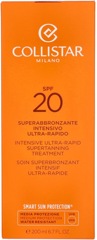 Collistar Intensive Ultra-Rapid Supertanning Treatment Zonnebrandmelk SPF 20 - 200 ml