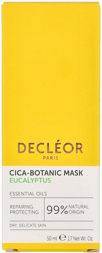 Decleor Cica-Botanic Eucalyptus Masker - Verzorgend en kalmerend gezichtsmasker - 50 ml
