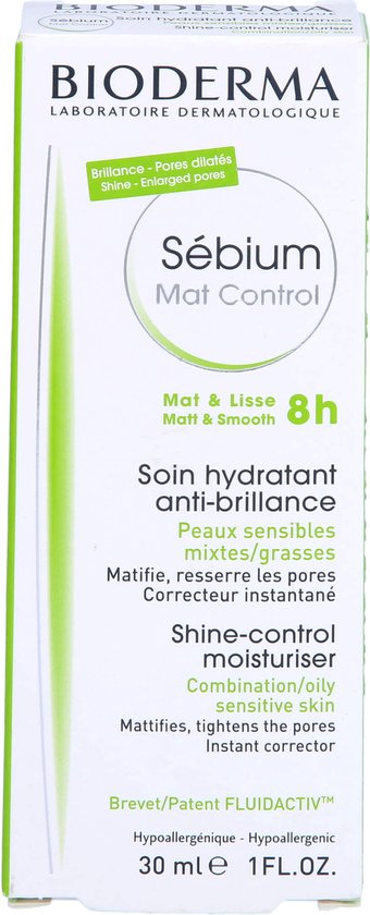 Bioderma - Sébium Mat Control Moisturiser (L)