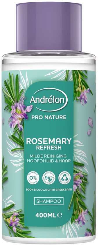 Andrélon Pro Nature Rosemary Refresh Shampoo 400 ml