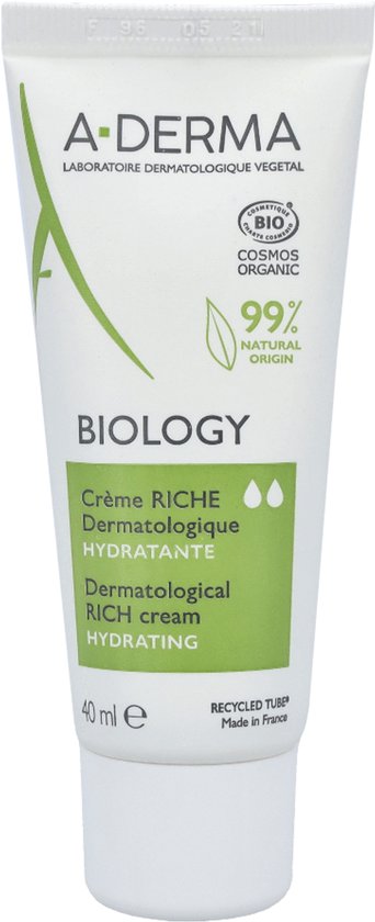 Hydraterende Gezichtscrème A-Derma Biology (40 ml)