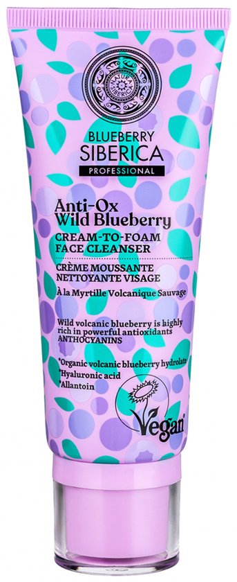 Natura Siberica Bosbes Siberica Gezichtsreinigingsschuim 100 ml