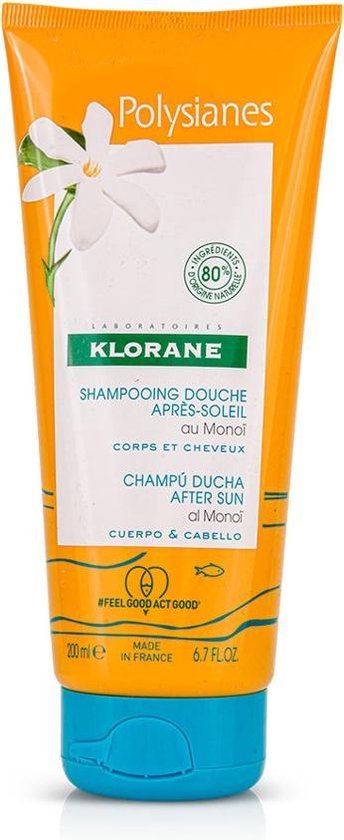 Klorane Polysianes Al Monoï After Sun Shampoo 200 Ml