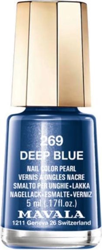 Mavala Nagellak 269 Deep Blue - Blauw