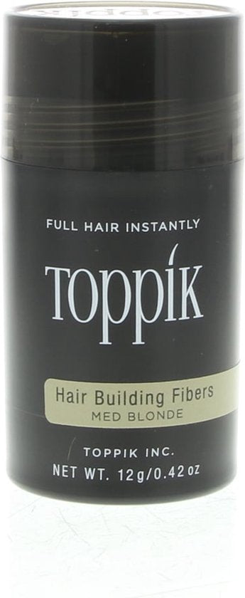 Toppik Hair Building Fibers Middenblond | 12 gram | Cosmetische Haarverdikker, Verbergt haaruitval (Direct voller haar)