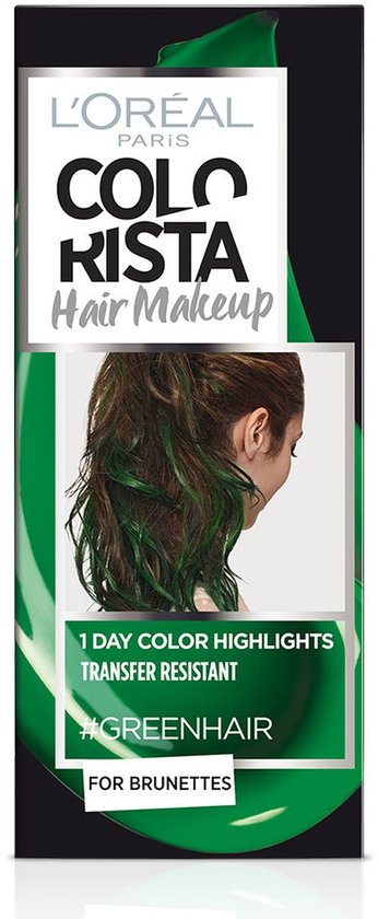 LOREAL PARIS - COLOR RISTA - HAAR MAKE UP - HAARVERF - GROEN- GREENHAIR- HIGHLIGHTS - VOORDEEL - 2X 30ML