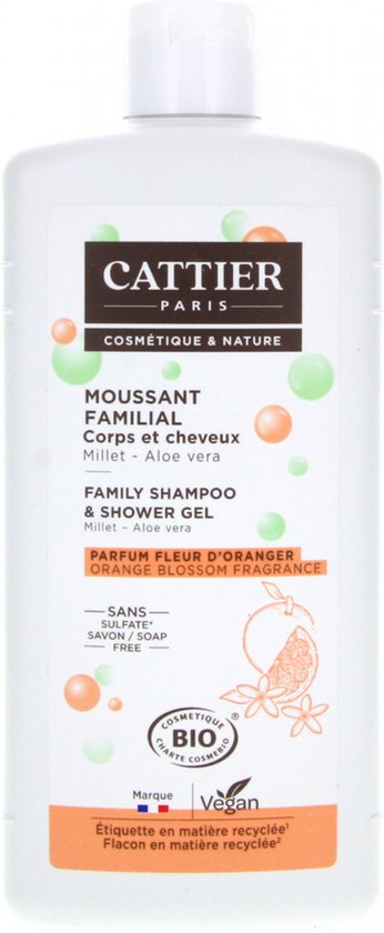 Cattier Oranjebloesem Geur Familie Schuim 500 ml