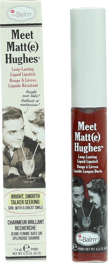 theBalm Cosmetics - Meet Matt(e) Hughes Long Lasting Liquid Lipstick - Adoring