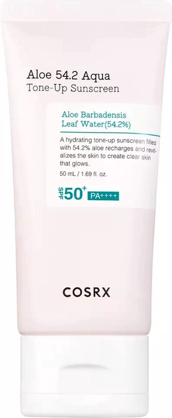 COSRX - Aloe 54.2 Aqua Tone-Up - Sunscreen SPF 50+ PA++++ - 50ml