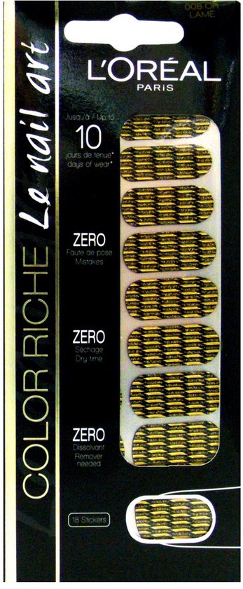 L'Oreal Paris Color Riche Nail Art - 8 Or Lame - Nagelstickers