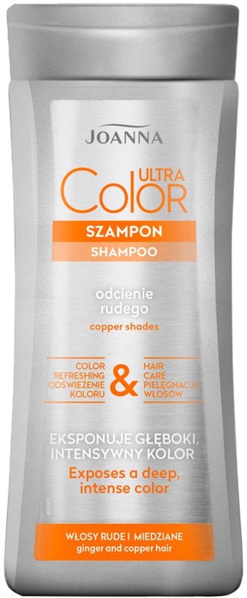 Joanna - Ultra Color Shampoo For Red And Copper Hair 200Ml